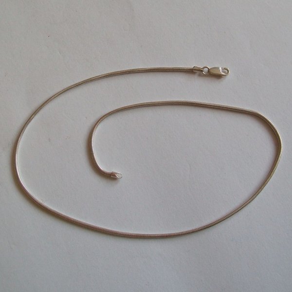 Solide Schlangenkette - Halskette Silber