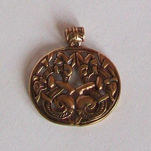 Amulett Kelten Schmuckanhänger Bronze