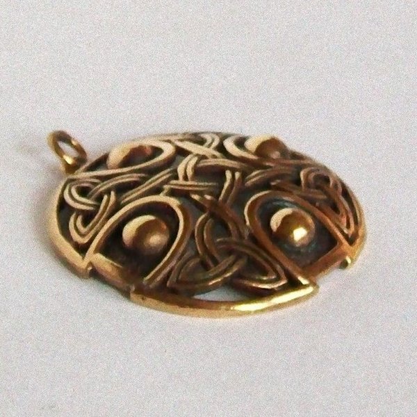 Anhänger Amulett mit Keltenknoten Bronze
