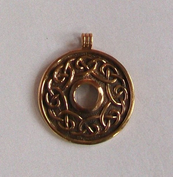 Amulett Kelten Anhänger aus massiver Bronze