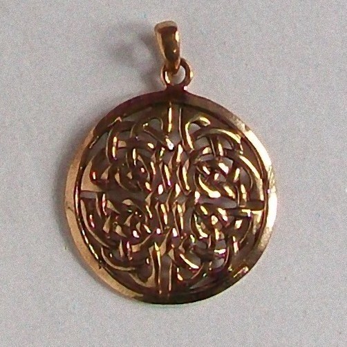 Amulett Anhänger Keltenknoten Bronze