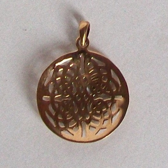 Amulett Anhänger Keltenknoten Bronze