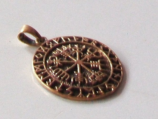 Amulett der Kelten Anhänger in massiver Bronze