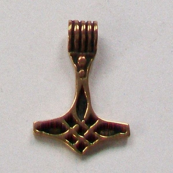 Feinster Thorhammer Wikinger-schmuck Bronze