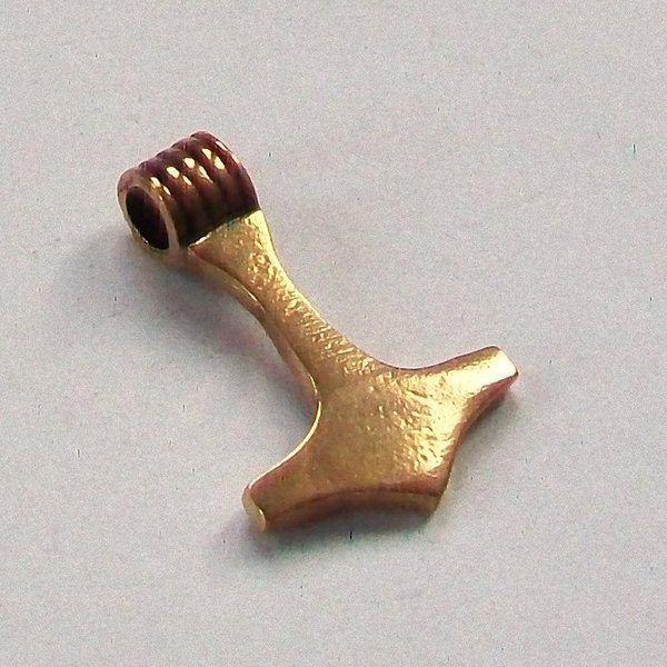 Feinster Thorhammer Wikinger-schmuck Bronze