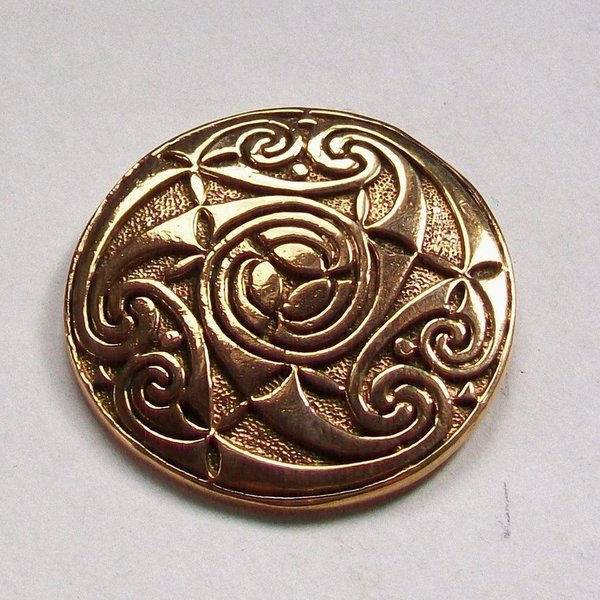 Amulett Kelten-schmuck Anhänger massiv Bronze