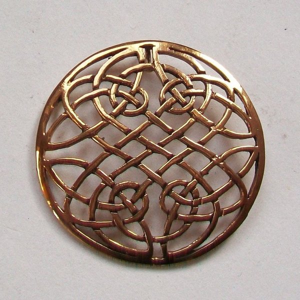 Amulett Knotenanhänger der Kelten in Bronze
