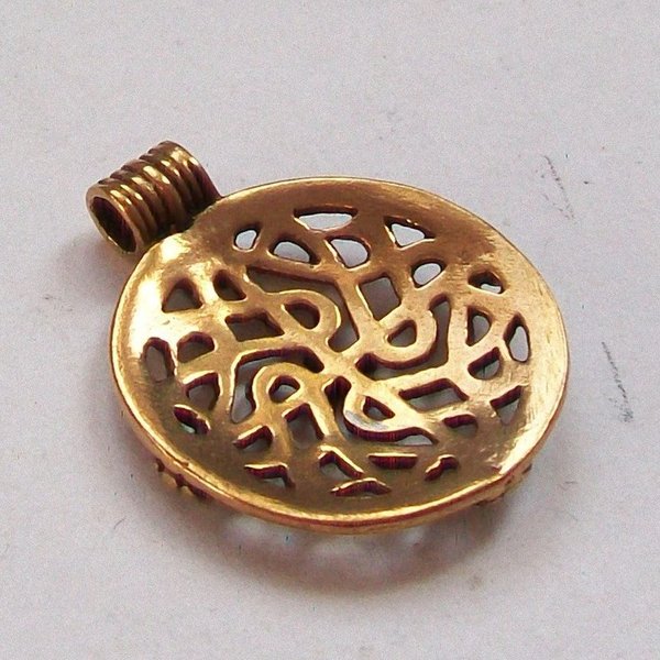 Knotenanhänger Amulett der Kelten Bronze
